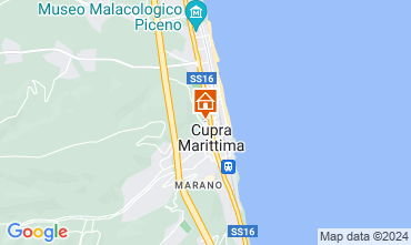 Map Cupra Marittima Apartment 90461