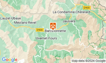 Map Barcelonnette Apartment 4863