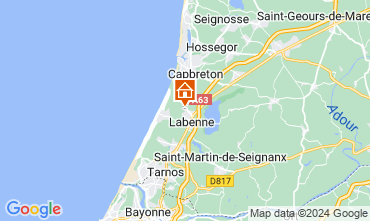 Map Labenne Ocan Villa 122970