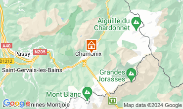 Map Chamonix Mont-Blanc Apartment 127823