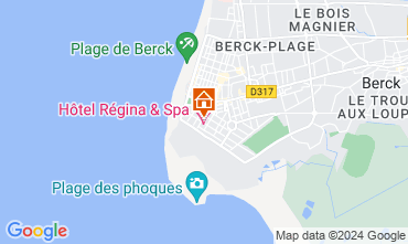 Map Berck-Plage Apartment 128786