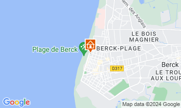 Map Berck-Plage One-room apartment 54608