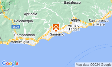 Map Sanremo Apartment 126333