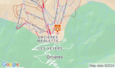 Map Orcires Merlette Apartment 85706