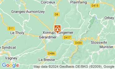 Map Grardmer Chalet 4579