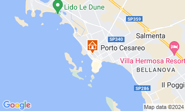 Map Porto Cesareo Apartment 128934