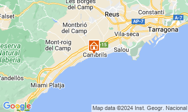 Map Cambrils Apartment 92761