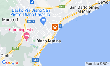 Map Diano Marina Apartment 106973