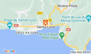 Map Sainte Luce Apartment 126673