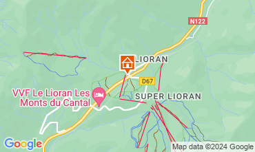Map Le Lioran Apartment 3854
