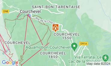 Map Courchevel Chalet 66650