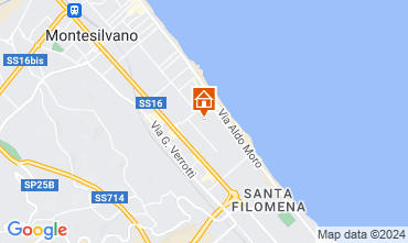 Map Montesilvano Marina Apartment 59865