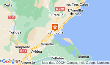 Map L'ampolla Apartment 55620