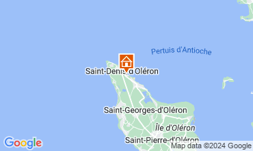 Map Saint Denis d'Olron Villa 74637