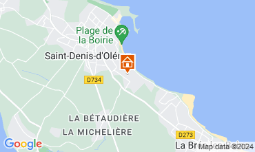 Map Saint Denis d'Olron Villa 74637