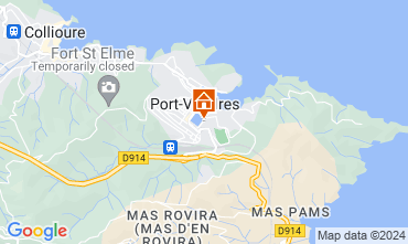 Map Port Vendres Apartment 107179