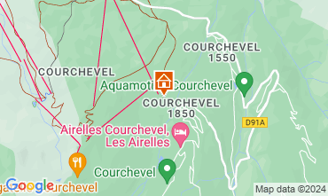 Map Courchevel One-room apartment 89423