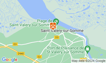 Map Saint Valry sur Somme Vacation rental 81455