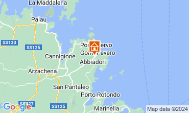 Map Porto Cervo Apartment 124696