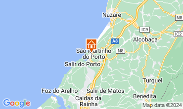 Map So Martinho do Porto Villa 65634