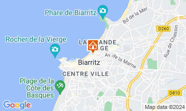 Map Biarritz One-room apartment 93702