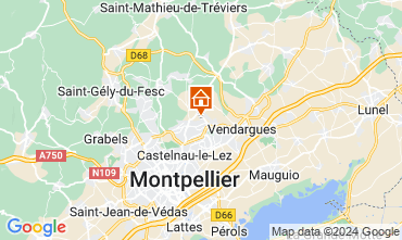 Map Montpellier Villa 129015