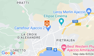Map Ajaccio Apartment 107850