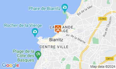 Map Biarritz One-room apartment 124628
