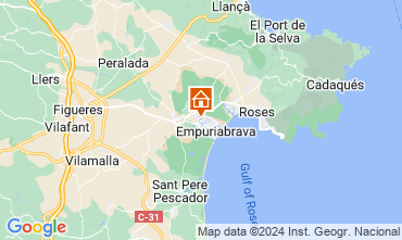 Map Empuriabrava Apartment 127056