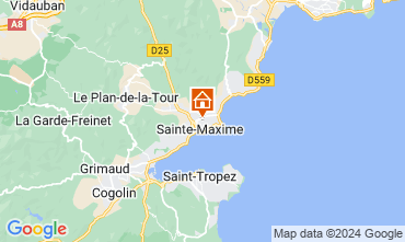 Map Sainte Maxime House 22491