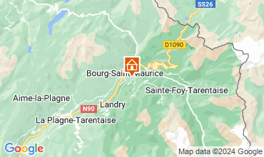 Map Les Arcs Apartment 270