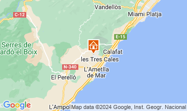 Map L'Ametlla de Mar Villa 115532