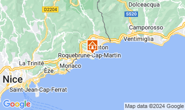 Map Menton Apartment 124136