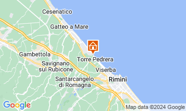 Map Rimini Apartment 40527