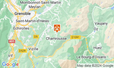 Map Chamrousse Apartment 100483