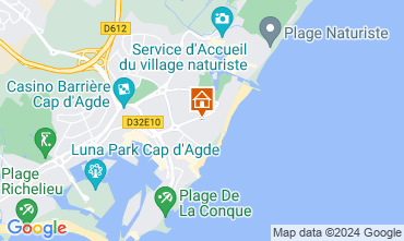 Map Cap d'Agde One-room apartment 102337