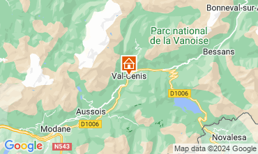 Map Termignon la Vanoise Apartment 3324