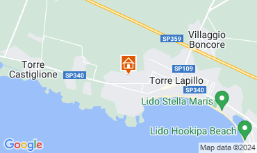 Map Porto Cesareo Apartment 98906