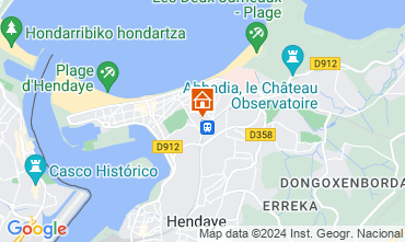 Map Hendaye House 9352