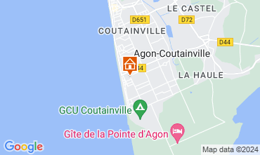 Map Agon-Coutainville Villa 15234