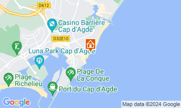 Map Cap d'Agde Apartment 69123