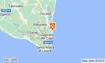 Map Marina di Novaglie Apartment 84450