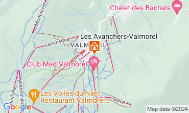 Map Valmorel Apartment 38847