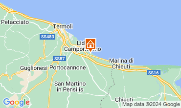 Map Termoli Apartment 92898