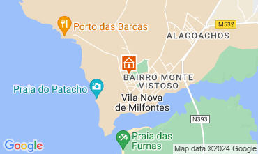 Map Vila nova de Milfontes Apartment 123681
