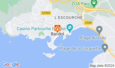 Map Bandol Apartment 102383