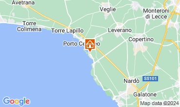 Map Porto Cesareo Villa 124461