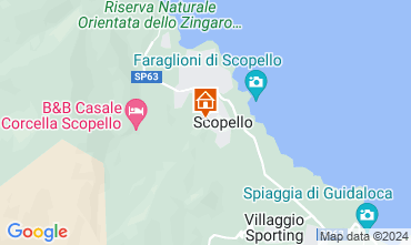 Map Scopello Apartment 125914