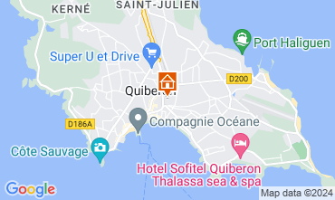 Map Quiberon One-room apartment 52778