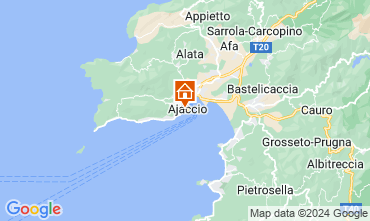 Map Ajaccio One-room apartment 75768